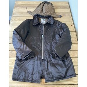 Vtg Amazon Sportswear Hooded Heavy Winter Coat L